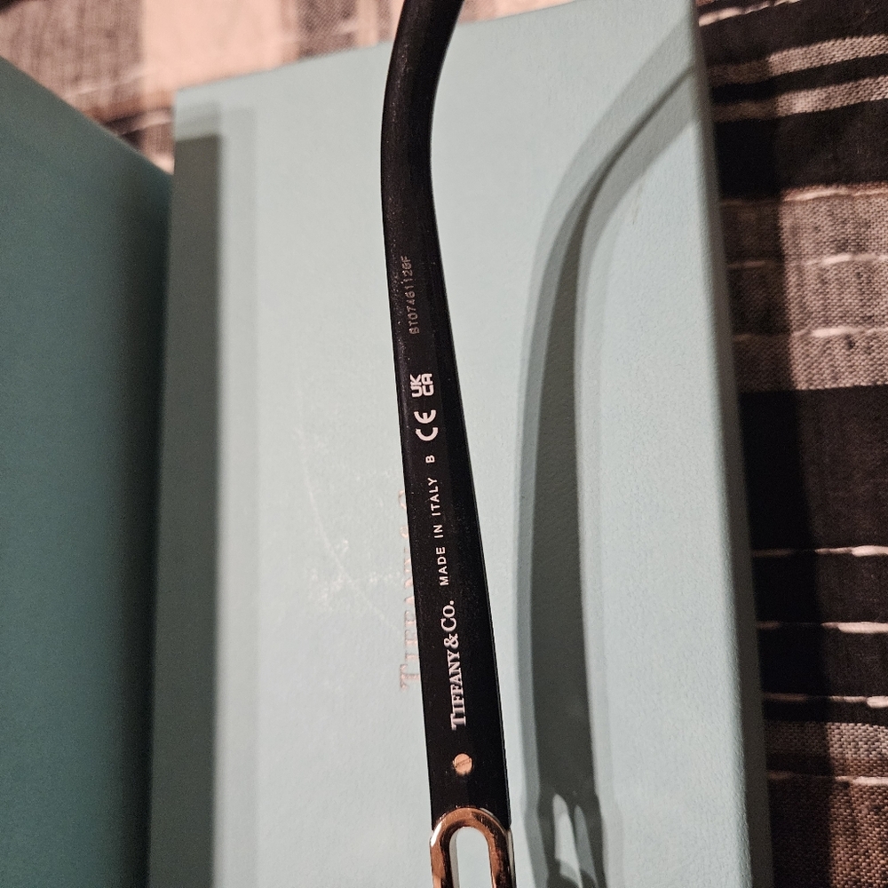 Tiffany & Co. Black and Gold Sunglasses TF4199 - Picture 6 of 7